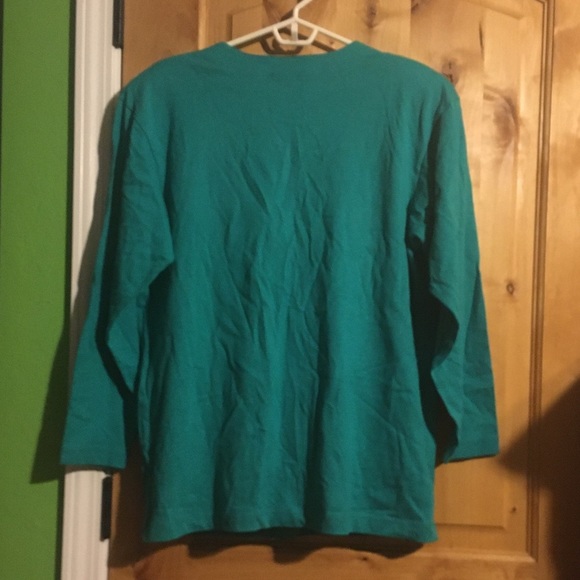 SJB SPORT 2-Pocket Teal Cardigan Jacket NWT M - Picture 2 of 5